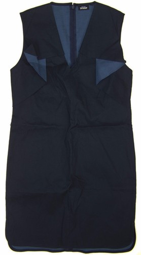 ABITO senza maniche Kate Spade SABATO 100% cotone tessuto scollo a V volant taglia 4