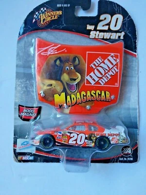 2005 TONY STEWART MADAGASCAR 1/64 DIECAST CAR WITH HOOD MAGNET - Image 1 of 4