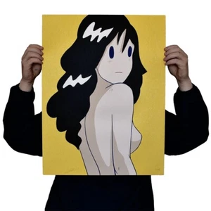 NEW TAKERU AMANO VENUS GOLD SCREEN PRINT HAND SIGNED EDITION OF 60 COA SOLD OUT - Picture 1 of 2