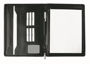 Leder-Schreibmappe A4 mit Reißverschluss Rindleder 0721 SONDERPREIS - Bild 1 von 1