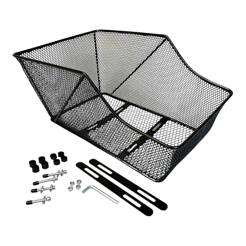 Fahrradkorb Schultaschenkorb Gepäckträgerkorb Drahtkorb  engmaschig Festmontage - Bild 1 von 4