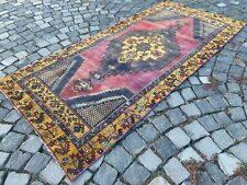 Carpet, Turkish rug, Vintage rug, Handmade rug, Runner, Wool | 3,3 x 6,9 ft
