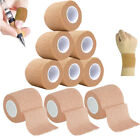 6-12X Self Adhesive Bandage Wrap Cohesive Vet Tape Elastic Adherent 2" x 5 Yards