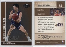 2008-09 Topps Co-Signers Bronze Foil /299 John Stockton #94 HOF