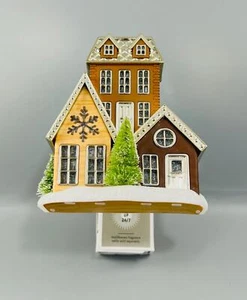 Bath & Body Works Holiday House Village Nightlight Projector Wallflower Plug In - Picture 1 of 3