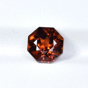 Granate de hessonita natural rojo naranja brillante de 2,56 quilates - ¡Video de gemas redondas de lujo!! - Imagen 1 de 2