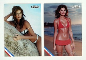 2004 SPORTS ILLUSTRATED SWIMSUIT - Yamila Diaz-Rahi - Trading Cards #20 + 21