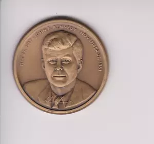 john f Kennedy commemorative 1917-1963,44MM. HIGH GRADE MEDAL SH449 - Picture 1 of 2