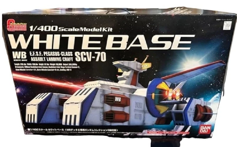Bandai White Base 1/400 Scale Model Kit Gundam Collection Used - Image 1 of 1