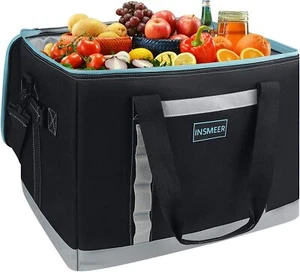 Insulated Cooler Bag 65Cans/32 Cans Large Cooler Bag Soft Sided Cooler Shoulder - Picture 1 of 7
