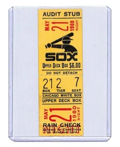 Twins vs Chicago White Sox Ticket Stub 5/21/1980 Harold Baines ROOKIE SEASON - Picture 1 of 2