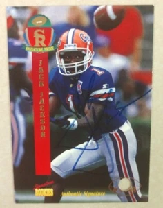 Signature Rookies Prime 1995 Jack Jackson Gators novato radiocontrol autógrafo! ¡S&H GRATIS!! - Imagen 1 de 2