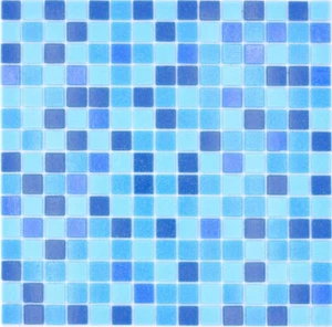 Poolmosaik Mosaikfliesen Türkis Glasmosaik Schwimmbad 210-PA327_P | 1 Matte - Picture 1 of 10