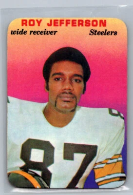 1970 Topps Glossy 17 Pittsburgh Steelers Roy Jefferson - Image 1 of 2