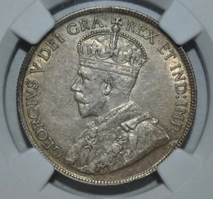 1919 Canada 50¢ Cent NGC AU58 - Picture 1 of 4