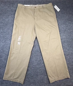 Calvin Klein Men's The Mercer Easy Fit Cream Work Pants 40x30 Flat Front - Picture 1 of 10