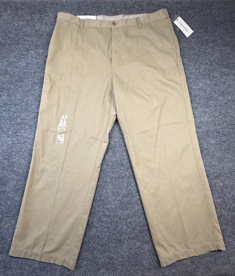 Calvin Klein Men's The Mercer Easy Fit Cream Work Pants 40x30 Flat Front - Image 1 of 4