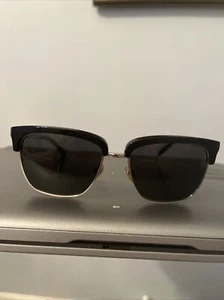 Burberry BE 4154-Q 3428-87 Black Silver by Burberry unisex- 55-17-140-3N No Case - Bild 1 von 11