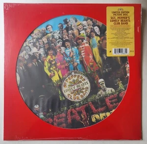 2017 The Beatles Sgt. Pepper's Lonely Hearts Club Band Picture Disc USA SEALED - Picture 1 of 3