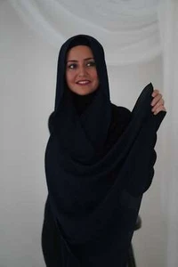 Jazz Hijab - Marineblau - Fresia Scarf - Bild 1 von 2