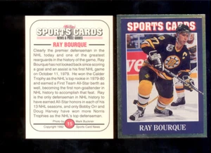 1992 Sports Card News RAY BOURQUE Boston Bruins Hockey Gold Foil Card - Picture 1 of 1