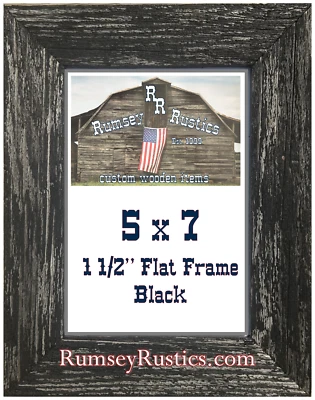 Marco de fotos de granero rústico madera de granero lavado color 5x7" madera azul blanco turquesa Foto 1 de 4