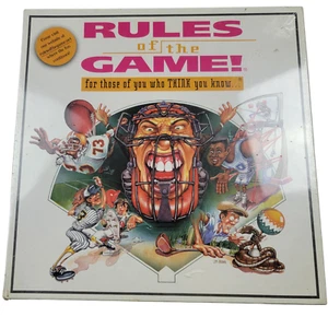 Rules of the Game Sports Trivia Board Game 1995 – New & Factory Sealed - Picture 1 of 4