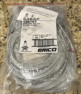 (10)- ERICO Speed Link 3mm Wire 2m LONG System SLK w/ Loop ERICO CADDY SLK3L2LP - Picture 1 of 3