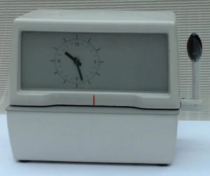 Reloj de sello de registro de tiempo BOSCH/TN ISGUS TR-Quarz con garantía - Imagen 1 de 4