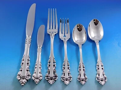 Medici New by Gorham Sterling Silver Flatware Set Service 72 Pieces Dinner Size - Image 1 of 4