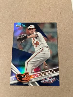 2017 Topps Opening Day - Rainbow Blue Foil #51 Kevin Gausman - Image 1 of 4