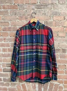 Gitman Bros Vintage Men’s Shirt, Sz Small, Plaid 100% Cotton Flannel, USA - Picture 1 of 7