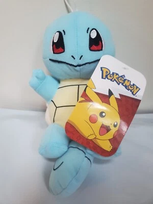 Squirtle Official Licensed Pokemon Plush Stuffed Doll Toy New Authentic - Image 1 of 4