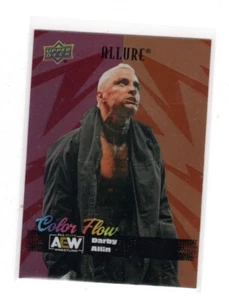 2024 Upper Deck AEW Allure Color Flow Red Orange Darby Allin Card #CF-26 - Picture 1 of 1