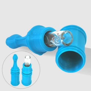 New Take-N-Toke, Cigarette Holder, Fully Assembled Made in USA, 3.5" x 1", Blue - Picture 1 of 7