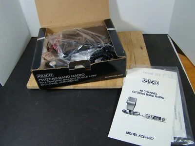 Kraco KCB-4007 40 Channel Mobile 2-Way CB Radio NOS Citizen's Band NEW Open Box - Image 1 of 4