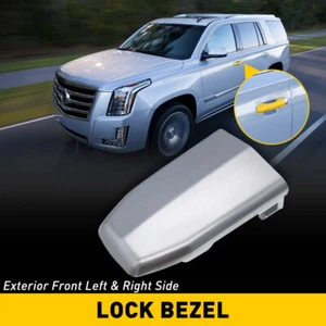 Front Driver Door Handle Lock Cover For 2015-2019 Cadillac Escalade Base Luxury - Picture 1 of 11