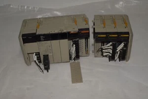 ^^ OMRON PA203 PLC W/ COM1H-CPU21 CONTROLLER, ID211, OC211 (3) (LGC11) - Picture 1 of 4
