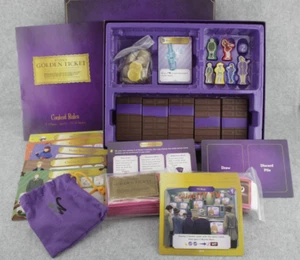 Das goldene Ticketspiel Willy Wonka Schokoladenfabrik Brettstrategie komplett - Bild 1 von 15