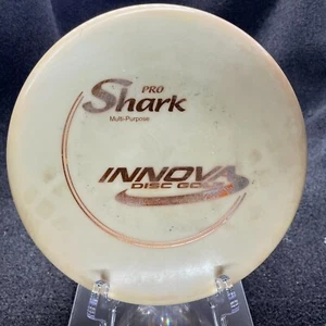 Innova Pro Shark Vintage 2 Ring Mid Range Golf Disc PFN Patent # 173g - White - Picture 1 of 9