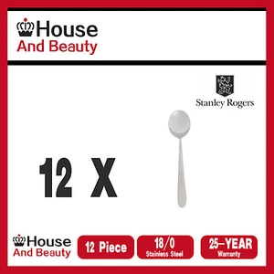 Stanley Rogers Albany 12 Piece Fruit Spoon Set 18/0 Quality Stainless Steel   - Bild 1 von 3