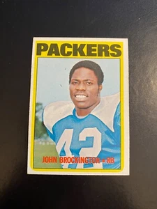 1972 TOPPS FOOTBALL #85 JOHN BROCKINGTON ROOKIE!! $1 SHIPPING!! - Picture 1 of 2