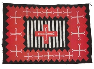 POSTCARD Navajo Textiles Rug, Crystal, 1911-15 (From JB Moore Catalog 1911) MINT - Picture 1 of 1