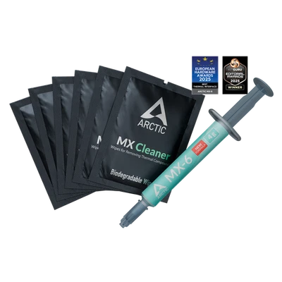 ARCTIC MX-6 (4 g, incl. Limpiador 6 MX) Pasta térmica Ultimate Performance B-Stock Foto 1 de 4