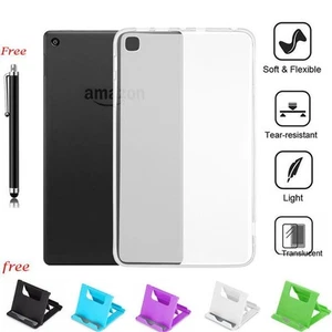 TPU Case Cover For Amazon Kindle fire HD 10 11th Gen 2021 Shockproof Clear - Picture 1 of 18