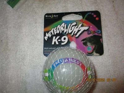 Nite Ize Meteorlight Multi Colored LED Dog Ball NIP - Image 1 of 2