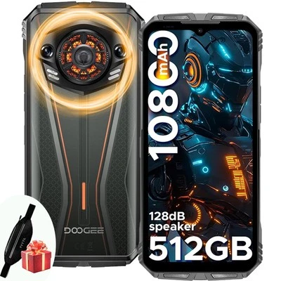 DOOGEE S PUNK Pro Smartphone Unlocked 20GB+512GB Android 14 Rugged Cell Phone