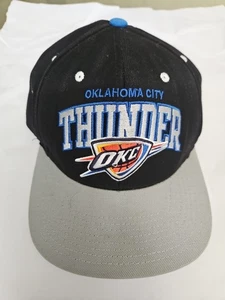 NBA OKC Oklahoma City Thunder Hat Cap Mitchell & Ness Snapback Adult - Picture 1 of 7
