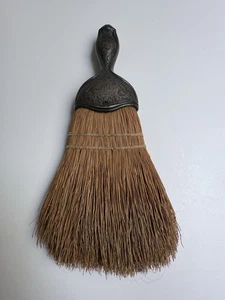 Antique Art Nouveau 1905 Sterling Silver Whisk Broom w/ Floral Monogrammed - Picture 1 of 11