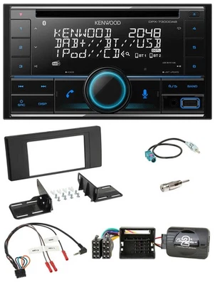 Kenwood CD 2DIN DAB USB Lenkrad Bluetooth Autoradio für Land Rover Range Rover V - Bild 1 von 4